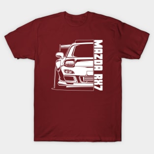 Mazda RX7 White Print T-Shirt